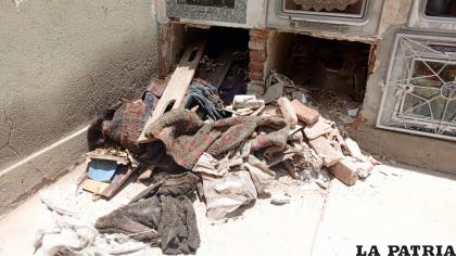  El implicado habría robado tres tumbas de dos mausoleos /Irene Torrez