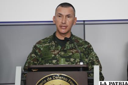 El comandante del Ejército de Colombia, Mayor General Luis Mauricio Ospina Gutiérrez, en una fotografía de archivo /EFE/ Carlos Ortega