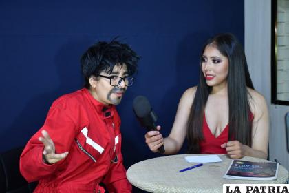 ??Carlitos? visitó el stand de LA PATRIA para dar una entrevista /LA PATRIA
