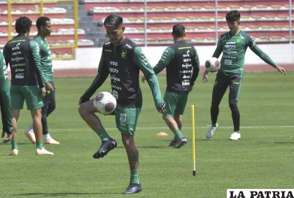 El cuadro boliviano realiza su preparación en el estadio ??Hernando Siles? /APG