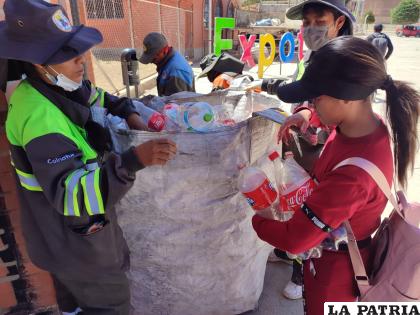 Gran cantidad de botellas pet fueron acopiadas /LA PATRIA