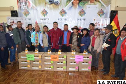 Entrega de productos a los departamentos del occidente del país /Ministerio de Desarrollo Rural