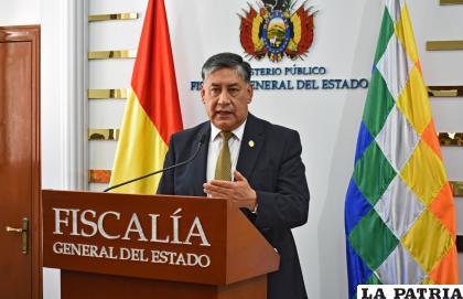 El Fiscal General del Estado, Juan Lanchipa, indicó que se analiza tomar acciones legales contra los jueces de ambos tribunales /Fiscalía 