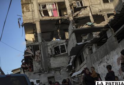 Video de los destrozos en la zona sur de la Franja de gaza, este 18 de noviembre de 2023 /EFE/EPA/Haitam Imad