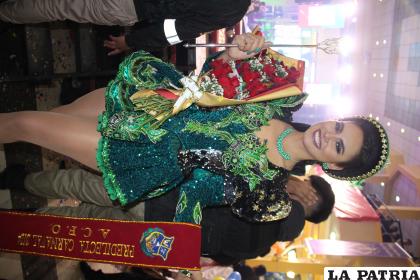 Predilecta del Carnaval de Oruro 2024, Daniela Eugenia Redin Galván /LA PATRIA
