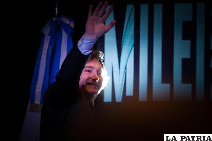El candidato presidencial argentino Javier Milei /EFE