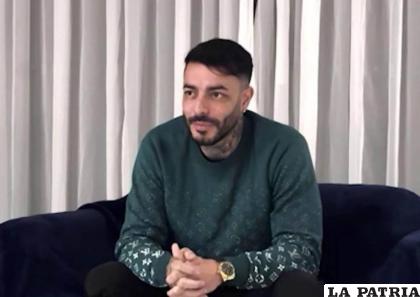 Marset en la entrevista con la periodista uruguaya /Unitel