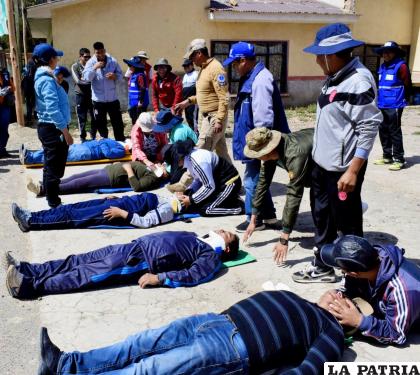 Personal de salud fue capacitado en atención prehospitalaria y rescate /SEDES