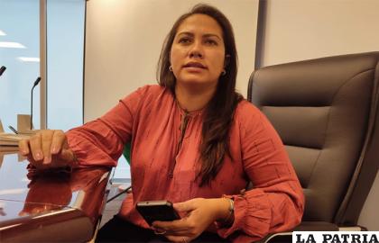 Diputada del Beni Priscila Dantes (CC) /Erbol