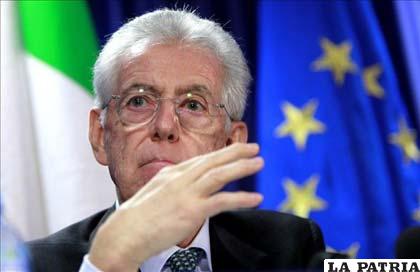 Primer ministro italiano, Mario Monti 