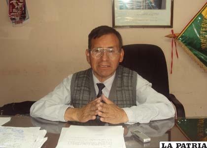 Raúl Copa, director departamental de Educación