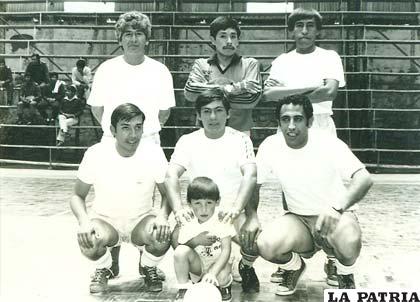 Walter Barriga, Marco Gutiérrez, Navia, Ballesteros, Waldo Salazar y Pedro Dipp