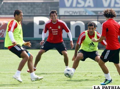 Jugadores de la selección mexicana de fútbol