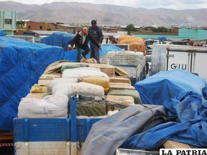 La mercadería es descubierta para su aforo