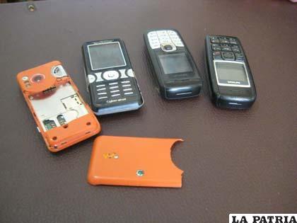 Celulares secuestrados tras el cambiazo