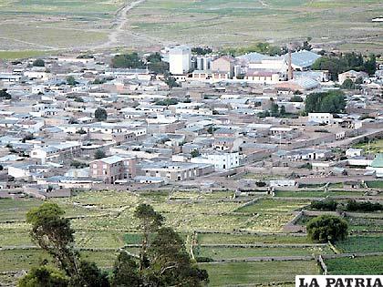 Santiago de Huari, capital de la provincia Sebastián Pagador