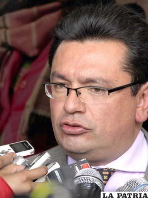 Daniel Sánchez, secretario Ejecutivo de la Confederación de Empresarios Privados de Bolivia (CEPB)