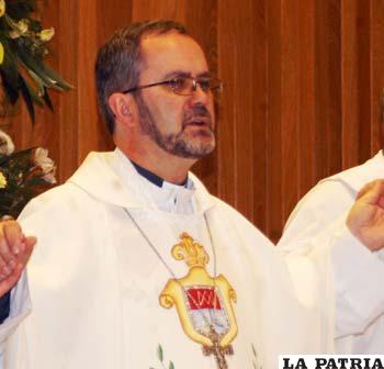 Obispo de la Diócesis de Oruro, Cristóbal Bialasik, celebró el apoyo de los periodistas y pidió por la unidad de los bolivianos