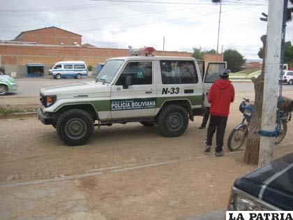 El menor agresivo fue trasladado a la Brigada de Protección a la Familia
