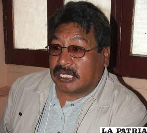 Dirigente de la COD, Germán Chaparro