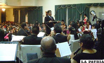 Uno de los conciertos del Coro y Orquesta Filarmónica donde se pudo apreciar la calidad de la presentación artística