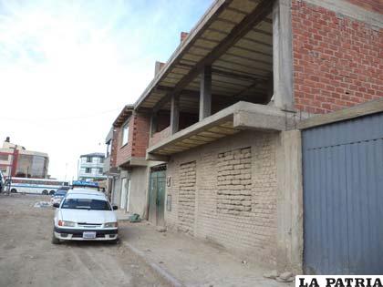 La vivienda donde presuntamente se produjo el hecho