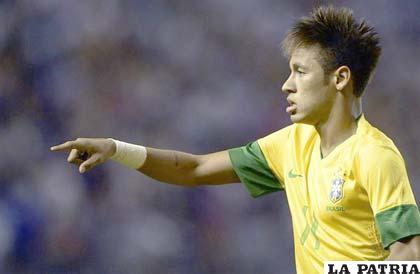 Neymar, jugador de la selección brasileña