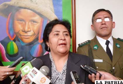 Cecilia Ayllón, ministra de Justicia, niega posibilidad de un indulto para el 24 de diciembre /ABI