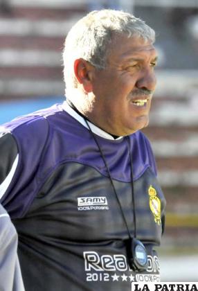 Oscar Sanz entrenador de Real Potosí (foto: APG)