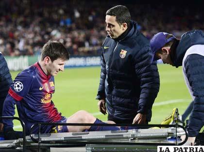 La lesión de Messi solo fue un gran susto