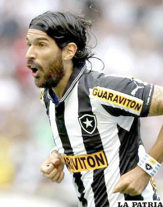 Sebastián Abreu, goleador del Botafogo 