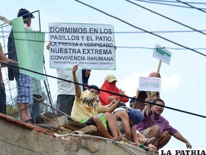 Cientos de reos viven hacinados en los penales de La Paz y Cochabamba /APG
