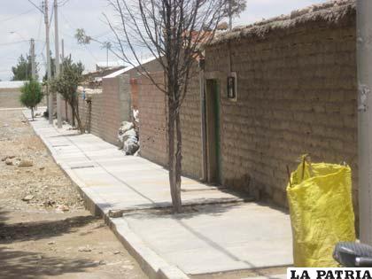 Nuevas aceras en la junta vecinal Kasso