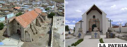 La infraestructura sacra antes y después de su restauración