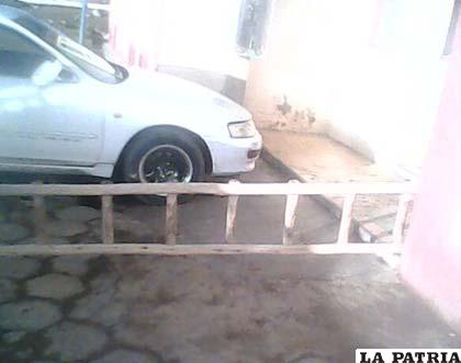 Se presume que utilizaron esta escalera para arreglar el cable caído