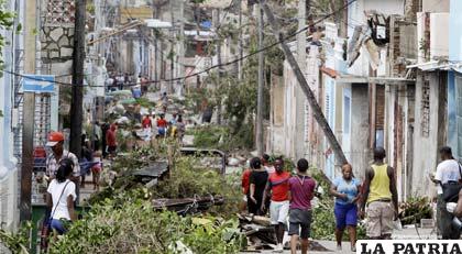 El huracán Sandy a su paso por los países caribeños y EE.UU. dejó muchos damnificados