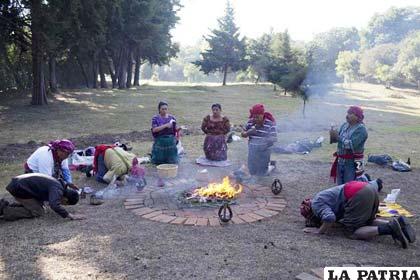 En México recibieron el nuevo año con rituales