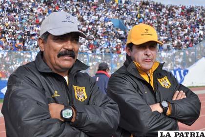 Jaime Jiménez junto a Eduardo Villegas 