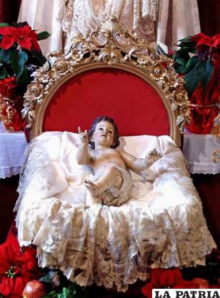 Imagen del Niño Jesús que recuerda que la esencia de la Navidad es su nacimiento
