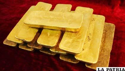 Lingotes de oro para exportación (bolivia.com)