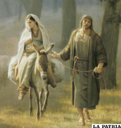 José y María viajaron 120 kilómetros en burro de su hogar en Nazaret, Galilea, hasta Belén