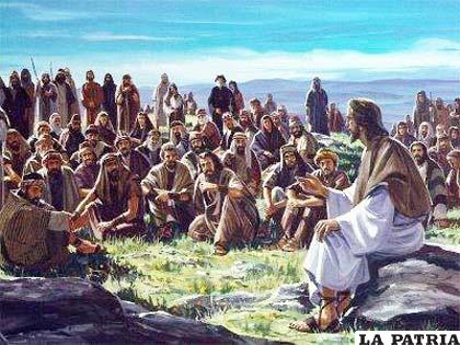 Jesús enseñaba a las muchedumbres sobre el plan de Dios Padre