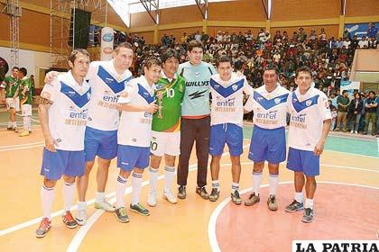 El cuadro de San José que jugó el sábado ante el equipo presidencial 