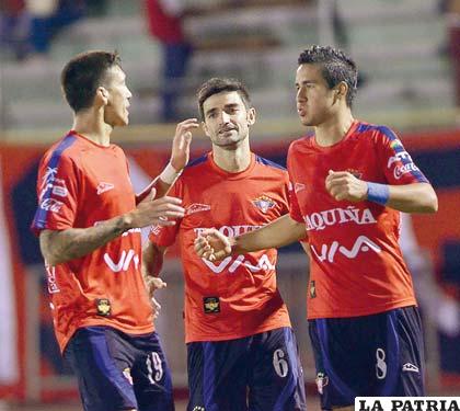 Ramallo (18) fue autor del primer gol de penal de Wilstermann