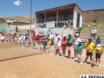 Deportistas que participaron en la competencia municipal