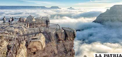 El Gran Cañón del Colorado es uno de los lugares más visitados en Estados Unidos