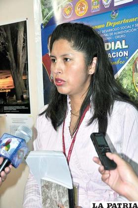 Directora de Límites de la Gobernación, Yamile Gutiérrez López
