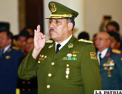 El general Walter Jonny Villarpando Moya es el nuevo Comandante General de la Policía