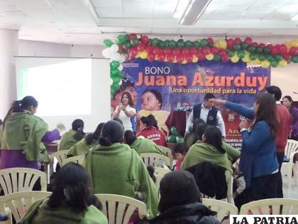 Capacitación sobre el Bono “Juana Azurduy de Padilla”