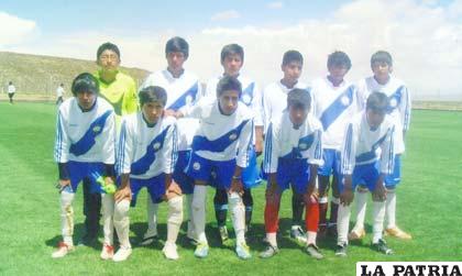 Selección de fútbol de Andamarca en la categoría Sub-16